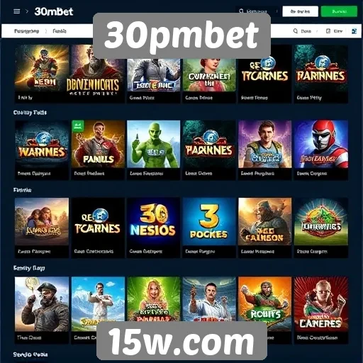 Avaliação das opções de jogos disponíveis no 30pmbet